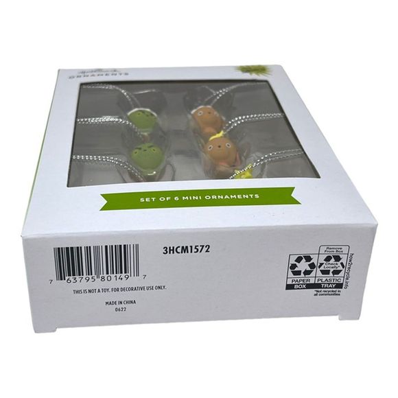 Hallmark Dr. Seuss How The Grinch Stole Christmas! Miniature Ornaments Set of 6 - Picture 6 of 11